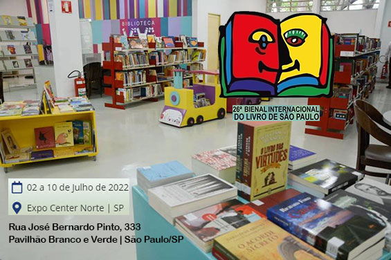 Programação Cultural na Bienal do Livro 2022 - julho